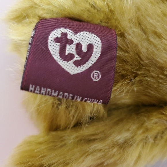 1993 Ty Beanie Baby "Fern" Retired Green Bear - Picture 8 of 9